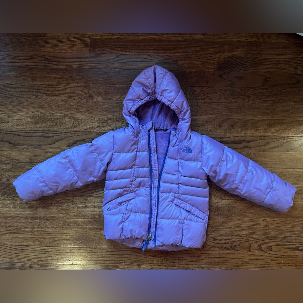 The North Face Lavender Colored Girls Jacket- 4T